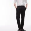 Topman Skinny Textured Suit Trousers In Black For Men -Daily Wardrobe Shop 203374309 1 black
