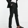 Topman Skinny Tux Suit Trousers In Black For Men -Daily Wardrobe Shop 203374352 1 black