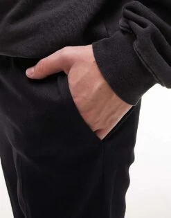 Topman Skinny Smart Trousers With Elasticated Waistband In Navy For Men -Daily Wardrobe Shop 205376602 5