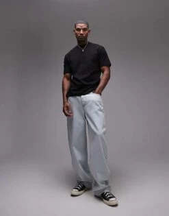 Topman 2 Pack Oversized Fit T-shirt In Black And White For Men Multi -Daily Wardrobe Shop 205619043 3