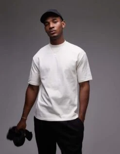 Topman Oversized Fit T-shirt In Ecru For Men 11 Topman Oversized Fit T-shirt In Ecru For Men -Daily Wardrobe Shop 205666197 1 ecru 1