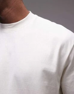Topman Oversized Fit T-shirt In Ecru For Men 10 Topman Oversized Fit T-shirt In Ecru For Men -Daily Wardrobe Shop 205666197 4