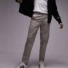 Topman Taper Workwear Chinos Trousers In Stone For Men -Daily Wardrobe Shop 205689032 1 stone