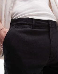 Topman 2 Pack Slim Chino Shorts In Grey And Black For Men -Daily Wardrobe Shop 205695327 5