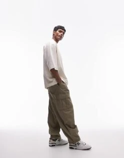 Topman Premium Heavyweight Oversized Fit Mid Sleeve T-shirt 300gsm In Ecru For Men -Daily Wardrobe Shop 205743155 4