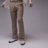 Topman Flare Trouser In Stone For Men -Daily Wardrobe Shop 205799185 1 stone
