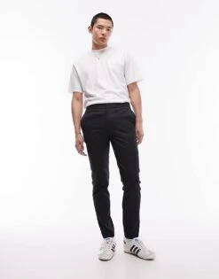 Topman Elasticated Waist Jogger Trouser In Navy For Men -Daily Wardrobe Shop 205799210 4