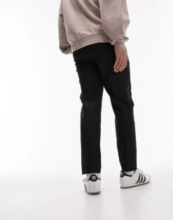 Topman Taper Trouser In Black For Men -Daily Wardrobe Shop 205799350 4