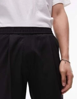 Topman Taper Trouser In Black For Men -Daily Wardrobe Shop 205799350 5
