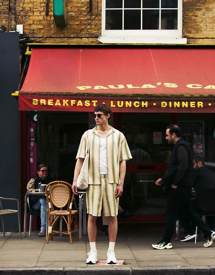 Topman Crochet Stripe Co-ord 4 Topman Crochet Stripe Co-ord - Image 2