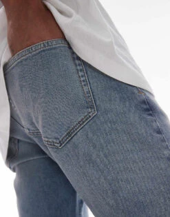 Topman Skinny Jeans In Light Blue For Men -Daily Wardrobe Shop 205863525 4