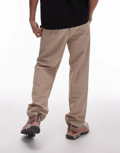 Topman Tapered Trousers In Stone For Men -Daily Wardrobe Shop 205959716 5