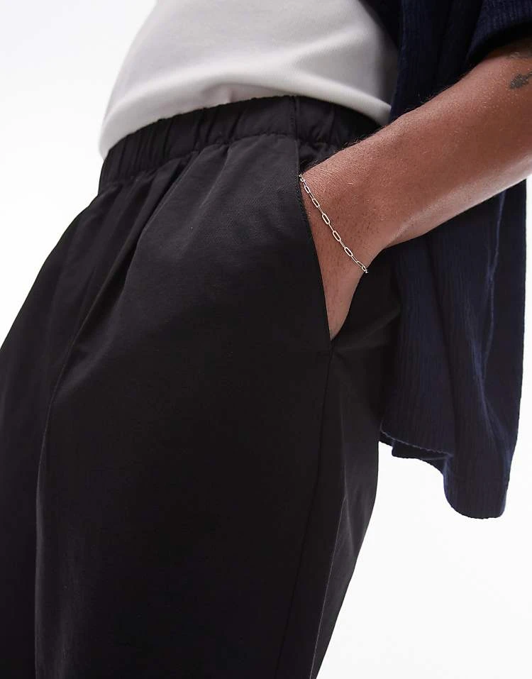 Topman Tapered Trousers In Black For Men 7 Topman Tapered Trousers In Black For Men - Image 5