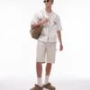 Topman Carpenter Shorts In Ecru For Men 1 Topman Carpenter Shorts In Ecru For Men -Daily Wardrobe Shop 205975114 1 ecru