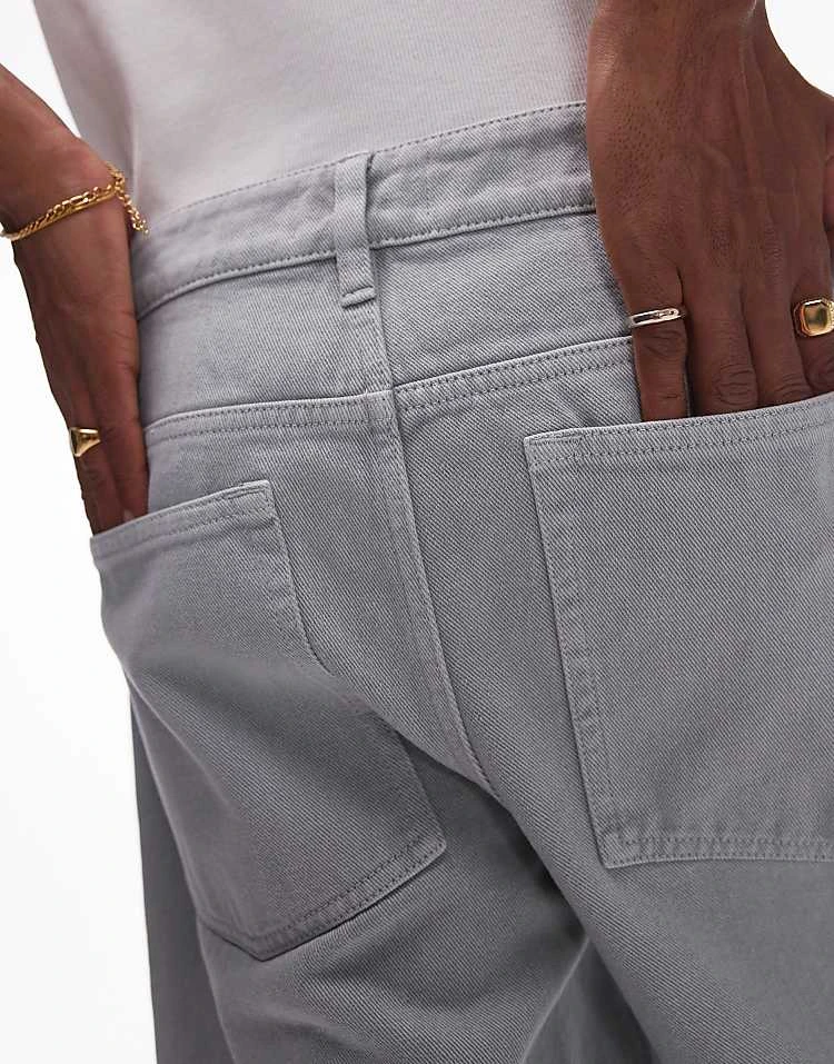 Topman Relaxed Short In Sage For Men Khaki 5 Topman Relaxed Short In Sage For Men Khaki - Image 3