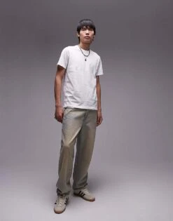 Topman 10 Pack Regular T-shirt In Black, White, Ecru And Ice Grey Marl For Men Multi -Daily Wardrobe Shop 206001714 1 multi 1