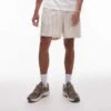 Topman Classic Fit Waffle Short In Ecru For Men -Daily Wardrobe Shop 206006358 1 ecru