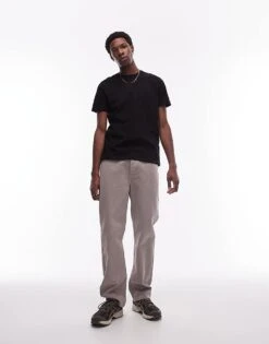 Topman 2 Pack Regular T-shirt In Black & White For Men Multi -Daily Wardrobe Shop 206183637 4