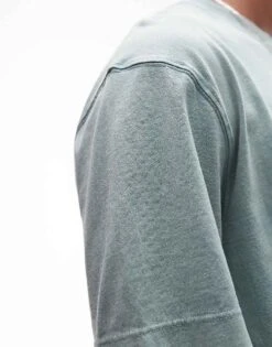Topman Oversized T-shirt In Washed Green For Men -Daily Wardrobe Shop 206227109 3