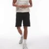 Topman Skinny Chino Shorts In Black For Men 1 Topman Skinny Chino Shorts In Black For Men -Daily Wardrobe Shop 206300649 1 black