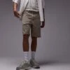 Topman Relaxed Short In Stone For Men -Daily Wardrobe Shop 206347730 1 stone