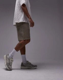 Topman Relaxed Short In Stone For Men -Daily Wardrobe Shop 206347730 4
