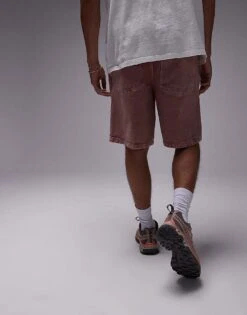 Topman Relaxed Short In Pink For Men -Daily Wardrobe Shop 206347771 5