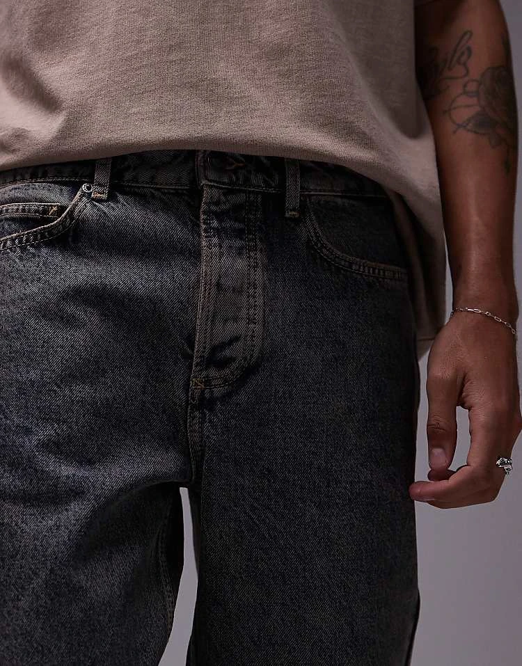 Topman Taper Jeans In Tinted Blue For Men 7 Topman Taper Jeans In Tinted Blue For Men - Image 5