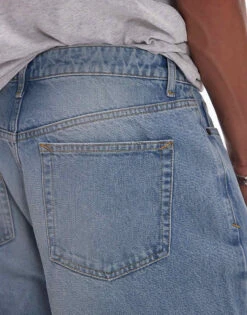 Topman Baggy Jeans In Tinted Summer Light Wash For Men Blue -Daily Wardrobe Shop 206358087 4