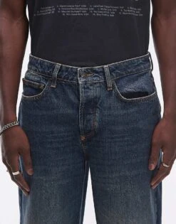 Topman Baggy Jeans In Dark Blue For Men -Daily Wardrobe Shop 206358176 5