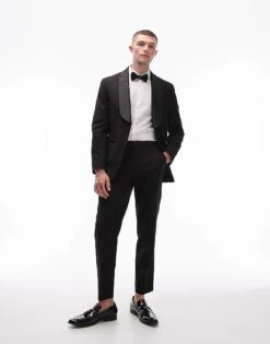 Topman Tux In Black