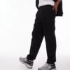 Topman Smart Taper Trousers With Elasticated Waistband In Black For Men -Daily Wardrobe Shop 206474645 1 black