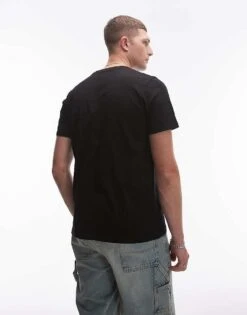 Topman 5 Pack Regular T-shirt In Black, White, Light Grey, Rust And Mink For Men Multi -Daily Wardrobe Shop 206495470 3