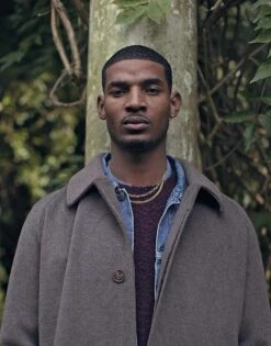 Topman Oversized Belted Car Coat In Brown For Men Oatmeal -Daily Wardrobe Shop 206513615 4