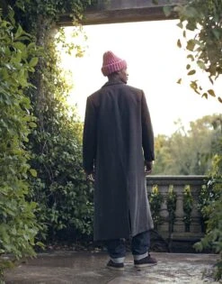 Topman Single Breasted Overcoat In Heritage Check For Men Brown -Daily Wardrobe Shop 206513670 3