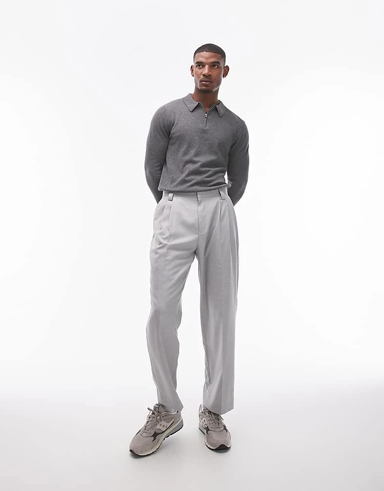 Topman Essential Polo In Charcoal For Men 6 Topman Essential Polo In Charcoal For Men - Image 4