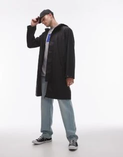 Topman Jacket In Black For Men