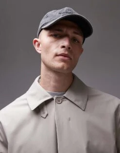 Topman Mac Coat In Stone For Men -Daily Wardrobe Shop 206577764 3