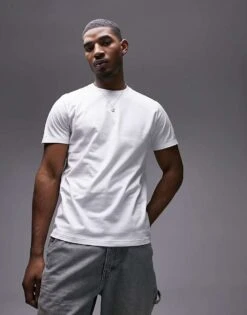 Topman Regular Fit T-shirt In White For Men