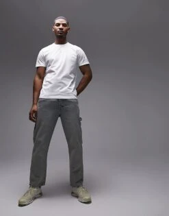 Topman Regular Fit T-shirt In White For Men -Daily Wardrobe Shop 206648794 3