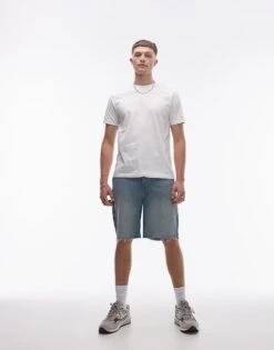 Topman 5 Pack Regular T-shirt In White For Men -Daily Wardrobe Shop 206648937 3
