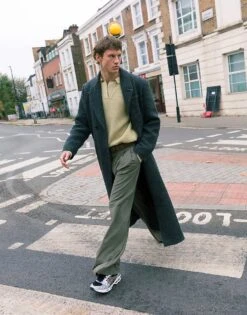 Topman Overcoat In Grey For Men -Daily Wardrobe Shop 206712703 1 grey 1