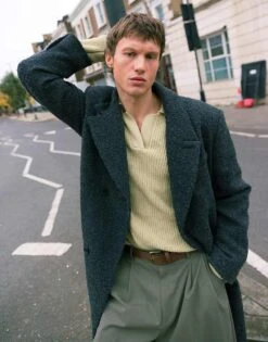 Topman Overcoat In Grey For Men -Daily Wardrobe Shop 206712703 4