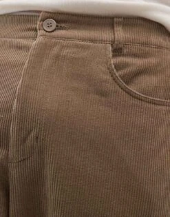Topman Wide Leg Cord Trousers In Stone For Men 11 Topman Wide Leg Cord Trousers In Stone For Men -Daily Wardrobe Shop 206738684 4