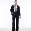 Topman Premium Rich Wool Suit Tux In Navy
