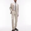 Topman Skinny Suit Jacket And Trouser In Stone -Daily Wardrobe Shop 206776260 group 1