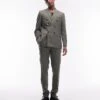 Topman Skinny Suit Jacket And Trousers In Khaki -Daily Wardrobe Shop 206784458 group 1