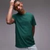Topman Regular Fit T-shirt In Sporty Green For Men -Daily Wardrobe Shop 206824743 1 sportygreen