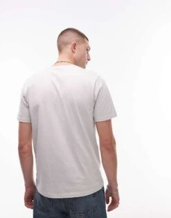 Topman 7 Pack Regular T-shirt In Black, White, Stone, Brown, Charcoal, Navy And Green For Men Multi -Daily Wardrobe Shop 206959210 4