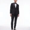 Topman Skinny Premium Wool Rich Tux In Black -Daily Wardrobe Shop 206969248 group 1